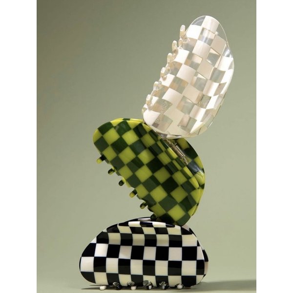 Checker Hair Claw