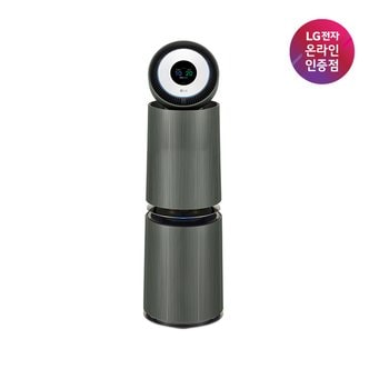 LG [공식] LG 오브제컬렉션 360 공기청정기 알파UP AS334NG4C (G펫필터)(희망일)