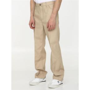 가라바니 Cotton gabardine trousers Trousers 2V3RBJ608YE_LZ8 Beige