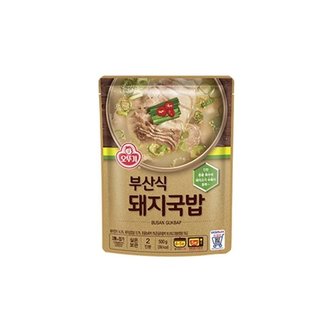 오뚜기 부산식 돼지국밥 500g x 12개