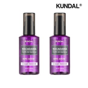 울트라 헤어세럼 베이비파우더 100ml x2개