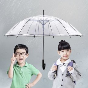 비닐 어린이 가벼운 투명우산 초등학생