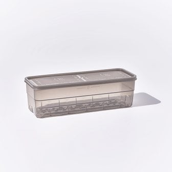 땡스소윤 냉동용기 2호(1350ml) 투명그레이