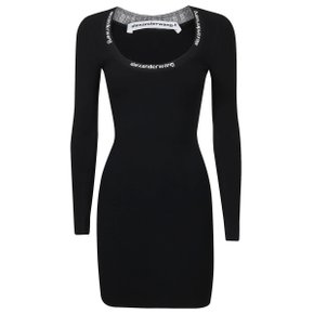 [T 바이 알렉산더 왕] Long sleeve dress 4KC4216032 Black