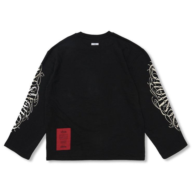 Destroyer Light Weight Oversized Long Sleeves Black - SSG.COM