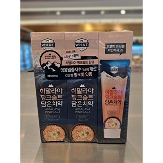 신세계 규격 LG 밤부솔트 히말랴야 핑크솔트 담은치약  플로럴 100g*3개입