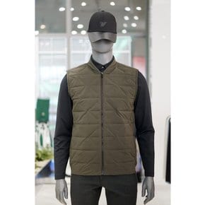[여주점] 골프웨어 남성 골프 에센셜 마름모 튜브 구스 다운 베스트 WO991