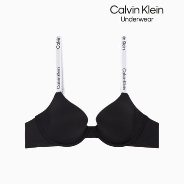 Calvin Klein Underwear 여성 테일러드 로고 AF 데미 브라 (QF6865AD-UB1)