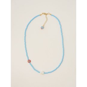 레드 플라워 보헤미안 목걸이 Red Flower Bohemian Necklace (2 colors)