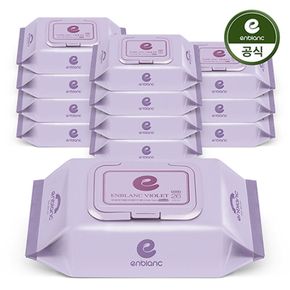 앙블랑 물티슈 70평량 세이프 바이올렛 휴대 캡형 26매X12팩..[36107722]