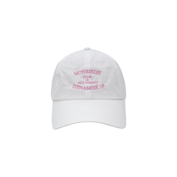 디나미제19 볼캡 WHITE&PINK