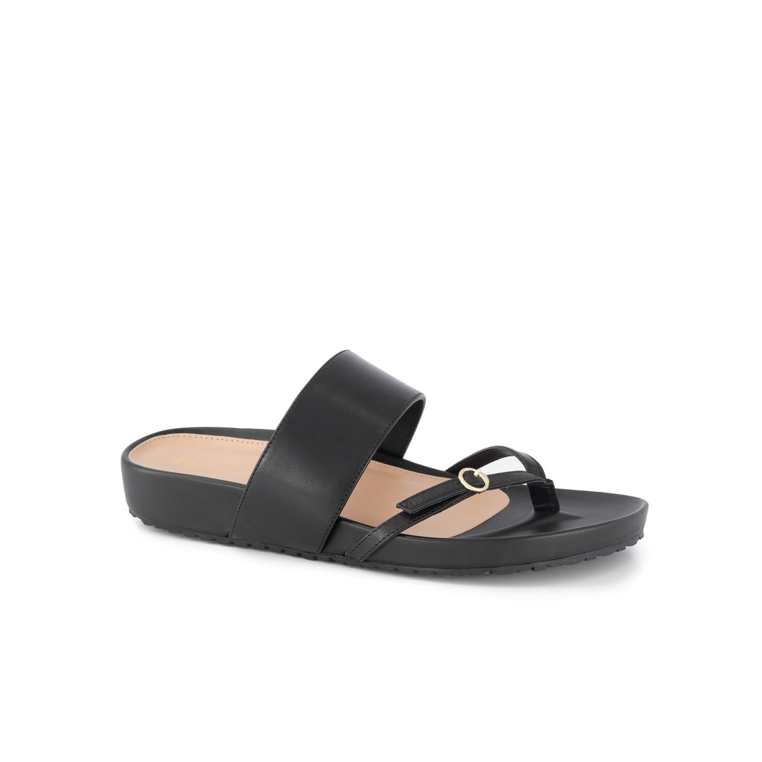 콜한 COLE HAAN [MILANI THONG SANDAL] 블랙 가죽 여성 샌들 CHSO2E217BK, 신세계적 쇼핑포털  SSG.COM