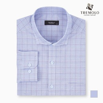 트레몰로 체크 일정패턴 드레스셔츠_TGNTLWF8401