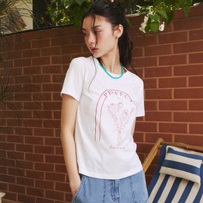 [25 S/S] 잇미샤 플라워 프린트 티셔츠 ITP6ZTS140