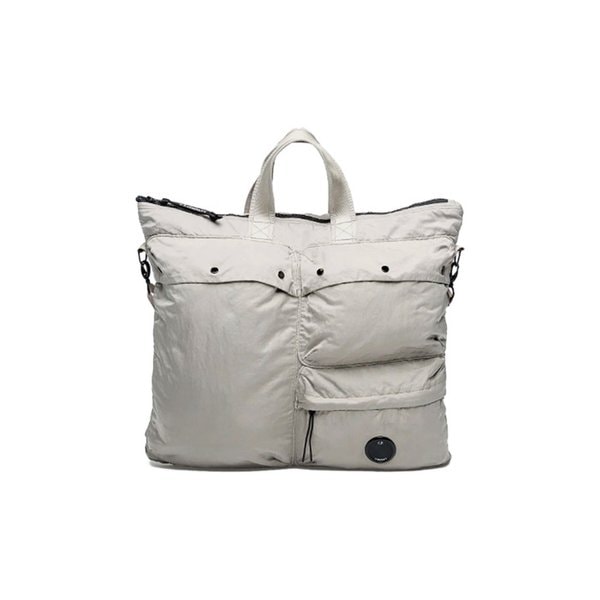 [CP 컴퍼니] 26SS 렌즈 와펜 나일론 B 토트/크로스백 도브그레이 20CMAC042A 005269G 904