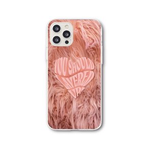 PINK FUR PHONE CASE