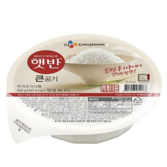  CJ 햇반 큰공기 300g x 18개