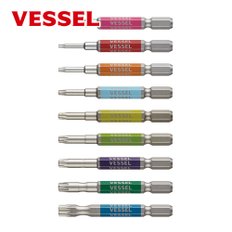 베셀 VESSEL GSVT08SH 단두 토룩스 고사이비트 T8x65mm 별비트 엑스하드강 컬러비트 숏타입