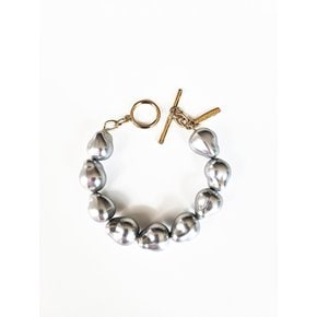 Baroque Pearl Bracelet_Grey