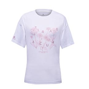 여성 S/S 봄여름 라운드티셔츠 M플로아수피마라운드티S2 1BYTSM4532