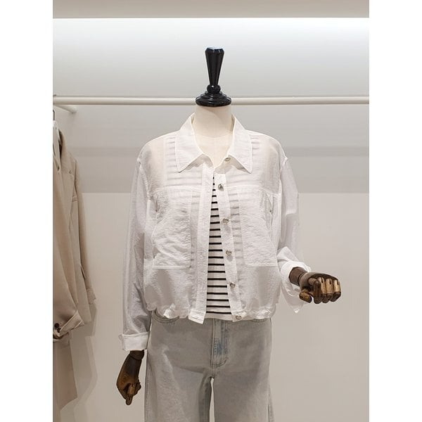 [파주점] 쥬크 주크 밑단스트링 언발 셔츠형 점퍼 V262MSJ931