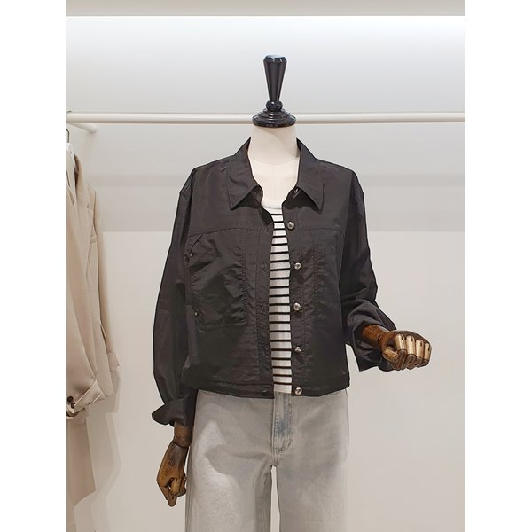 [파주점] 쥬크 주크 밑단스트링 언발 셔츠형 점퍼 V262MSJ931