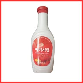 부국 딸기시럽 튜브형 450g x 8개