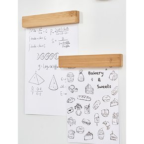 우드 원목 나무 냉장고 자석