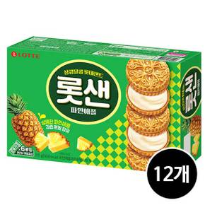 롯데샌드 파인애플, 315g, 12개