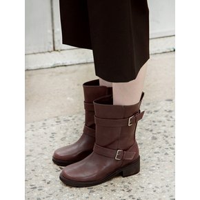 [단독]Camden 캠든 투벨트 미들부츠_B315_2colors_5cm