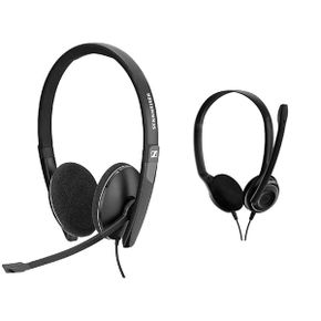 독일 젠하이저 헤드셋 Sennheiser PC 3.2 chat noise cancelling microphone lightweight relaxe