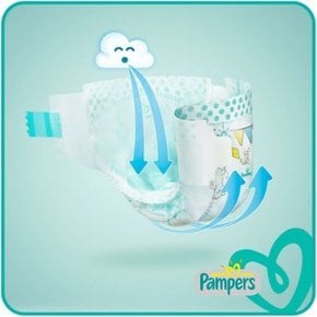 [3세트]유럽산 베이비드라이 기저귀  밴드 1 2 3 4 5 6 7 단계 pampers 바우처 밴드3단계