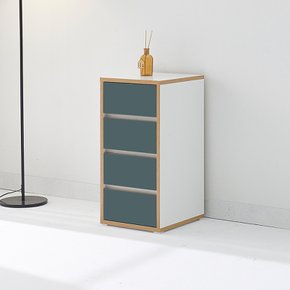 위즈덤 4단 책상 서랍장 3colors