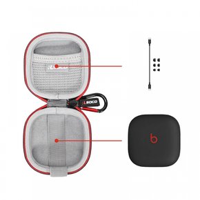 RLSOCO 수납 케이스 beats fit pro – 무선 노이즈 캔슬링 이어폰 대응 (블랙)