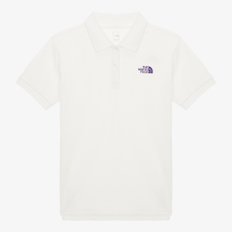 [노스페이스 공식] NT7PR40C 여성 선데일 반팔 폴로_OFF WHITE