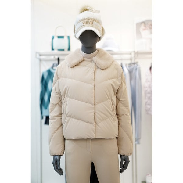 [여주점] 골프웨어 여성 골프 퍼 포인트 다운 점퍼 WPA01