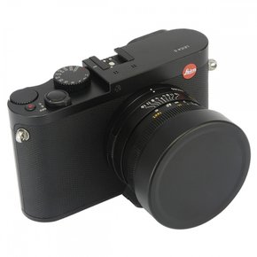 Haoge 금속 전면 렌즈 캡 커버 for Leica Leica Q Q2 Q-P QP Typ 116 Typ116 카메라 용 블랙