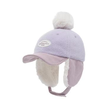 내셔널지오그래픽키즈 K244KHA100 플리스귀달이캡 LAVENDER