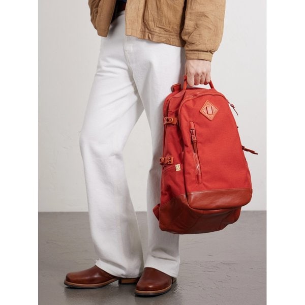 가죽 트리밍 코듀라 백팩 46376663162933778