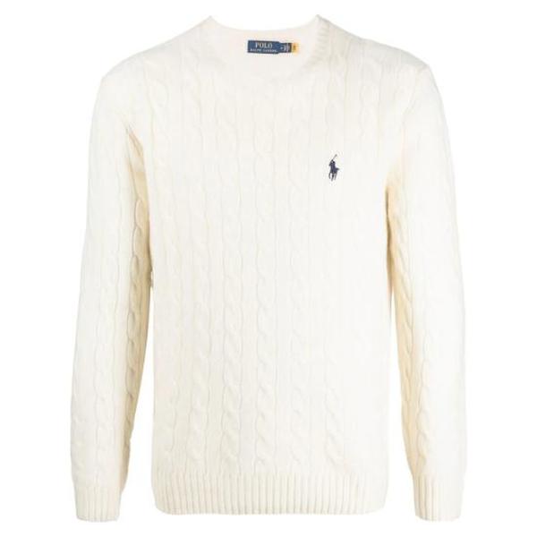확대된 대표 랄프 로렌 니트웨어 710876762010 CREAM NEUTRALS