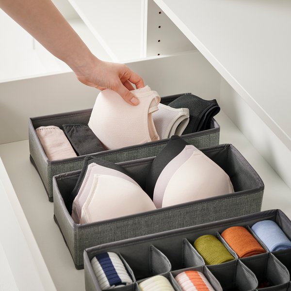 옷장 깔끔 속옷 정리함 1칸 그레이 J52N902029900
