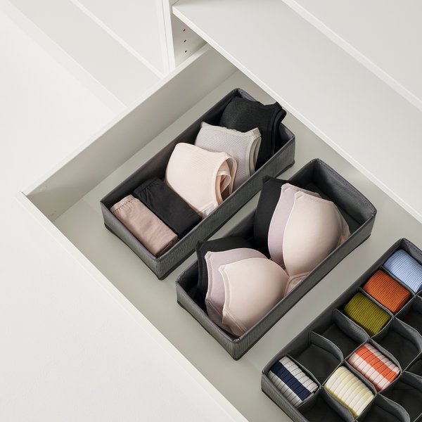 옷장 깔끔 속옷 정리함 1칸 그레이 J52N902029900