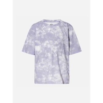 퀵실버 YOUTH TIE DYE 프린트 반팔 티셔츠 (KG21BR522PUR)