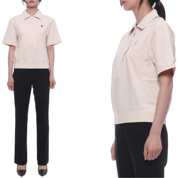 [부산점] 26SS 여성 로고 패치 폴로 반팔티셔츠 (8A00003 89AZ9 034 26S)