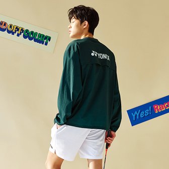 요넥스 남성바람막이티셔츠 반바지세트 231JJ001U GN 231PH001M WH