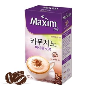 맥심 카페 카푸치노 헤이즐넛 13g 10T x4개