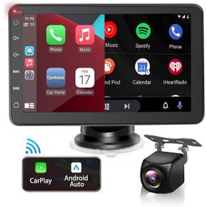 독일 카플레이 모니터 ATOVANKA Wireless Apple Carplay Android Car 7 Inch IPS 터치스크린 Rad