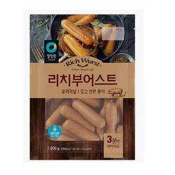 청정원 리치부어스트 1kg 맛있는 한국식품간편식