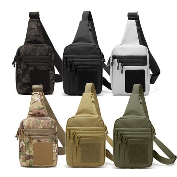 [옷자락] 남자 아웃도어 효율수납 아웃포켓 여행보조 슬링백