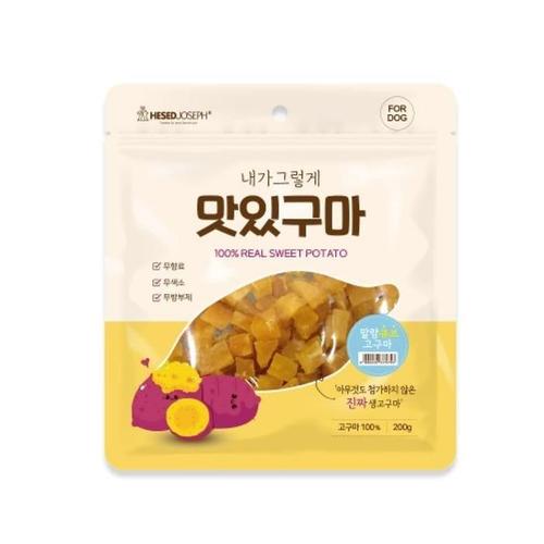 [사계절내] 맛있구마 말랑 큐브 고구마 애완견 간식 200g(1)